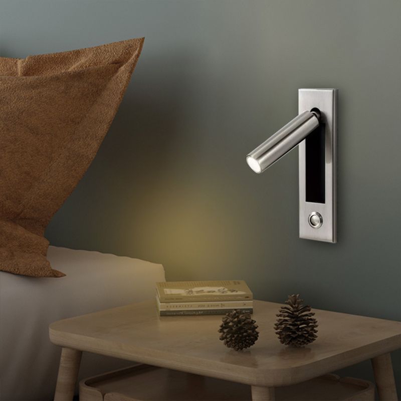 Modern Style Reading Wall Light Shape Wall Sconce Metal 1 Sconce Light for Bedroom