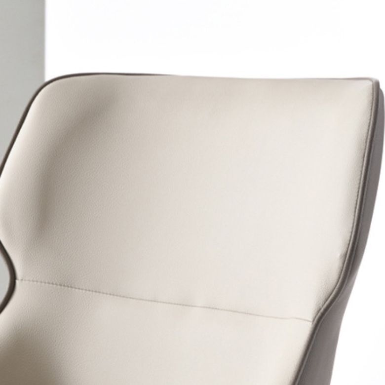 Dining Room Upholstered Chair Home Wingback Faux Leather Dining Chair