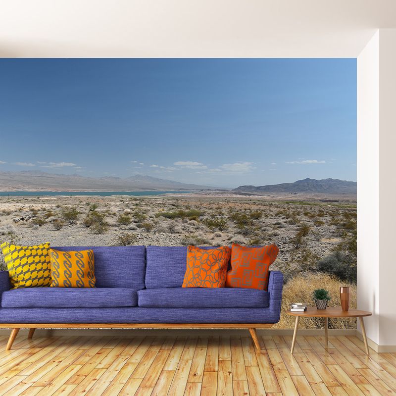 Desert Landscape Wall Mural Wallpaper Modern Mildew Resistant for Decoration
