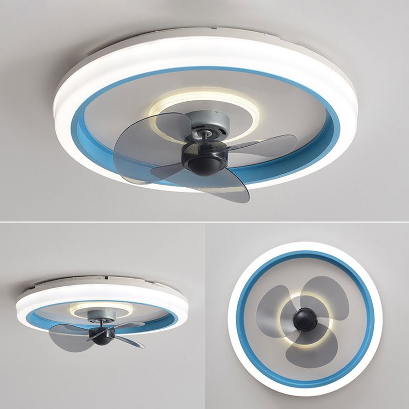 Makkaronringförmige, bündelte Lampe Acryl Schlafzimmer LED Deckenventilator Licht