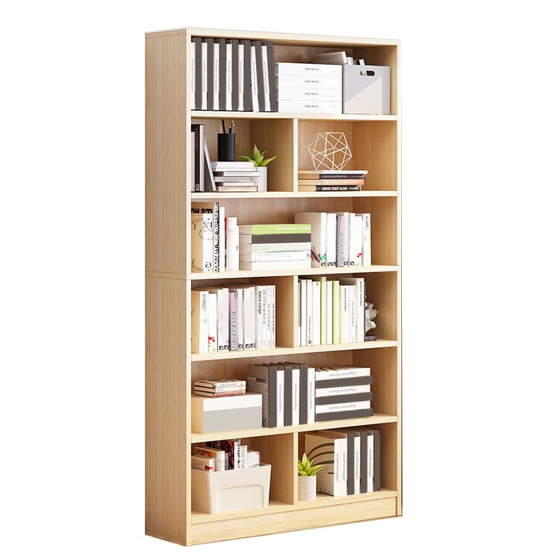 Modem Bookcase, Engineered Wood Standard Bookshelf With Rectangular Shelves