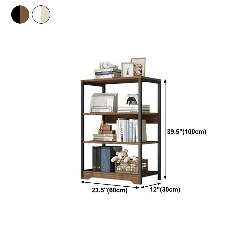 Industrielle offene Etagere -Bücherregal -Stahl -Rahmen -Holzregal -Buchhandel