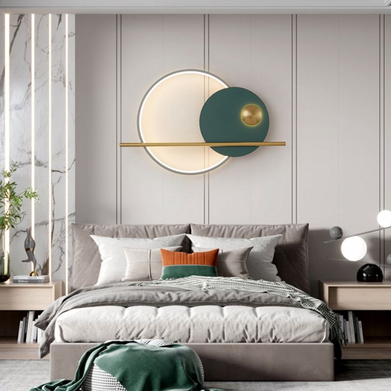 Geometry Shape Metal Wall Lights Modern Style Wall Mount Lighting