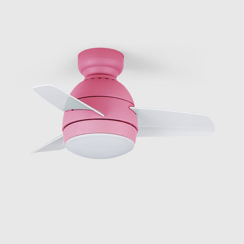 Modern Style Ceiling Fan Lamp Metal 1 Light Ceiling Fan Lighting for Children's Room