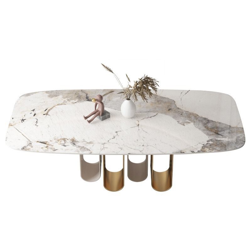 Designer Style 1/2/4/5/6/9 Pieces Dining Set Sintered Stone Dining Table Set