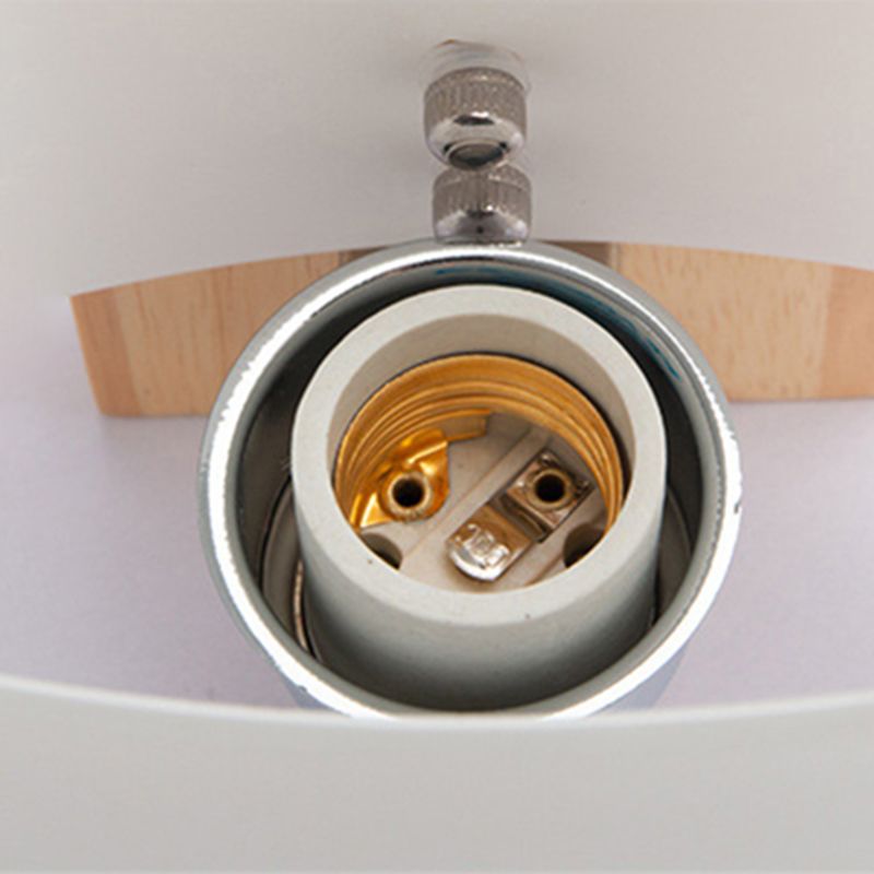 Wood Rectangular Sconce Lights Modern Style 1 Light Wall Lighting Fixtures