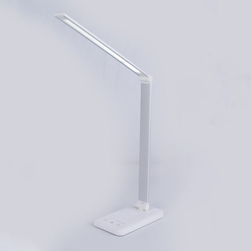 USB Table Lamp with Touch Control, Task Style Metal Folding Table Light