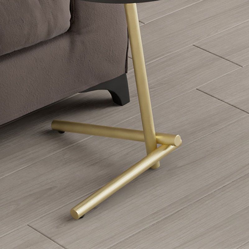 Minimalist Pedestal End Table Modernist Round Side End Table