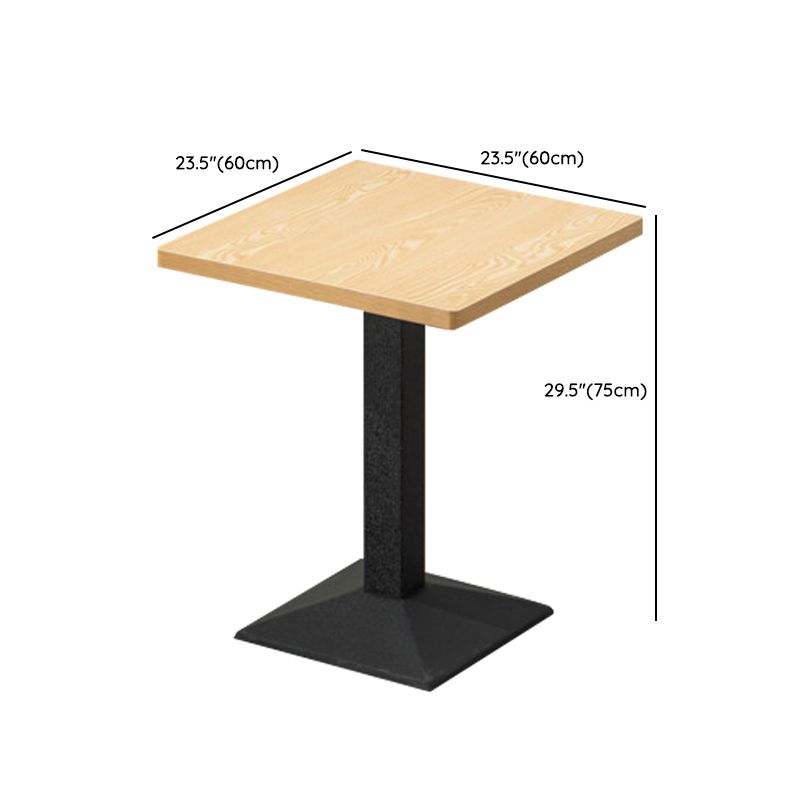 Industrial Dining Table Set 1/3/5 Pieces with Metal Base Furniture Set