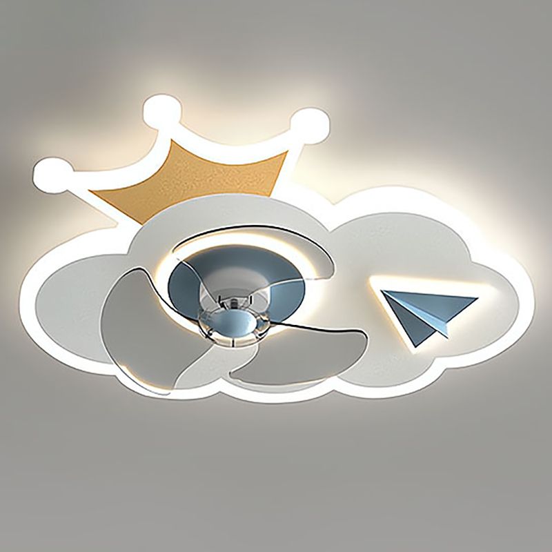 CHLIDREN STILO STILO DI SFACCOLA LIGHT LIGHT LED Montaggio Affermata Light con ombra acrilica per la stanza per bambini