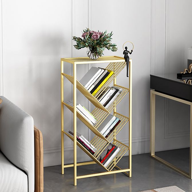 9.45"W Bookshelf Contemporary Style Bookcase for Study Room and Office