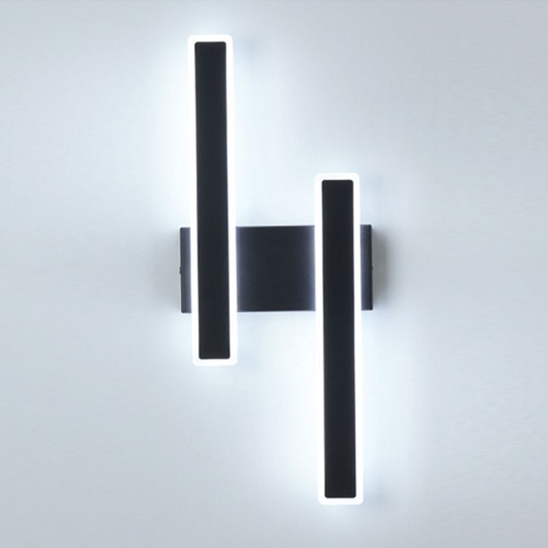 Forme de rectangle Lumières murales en métal moderne luminaires muraux de style moderne