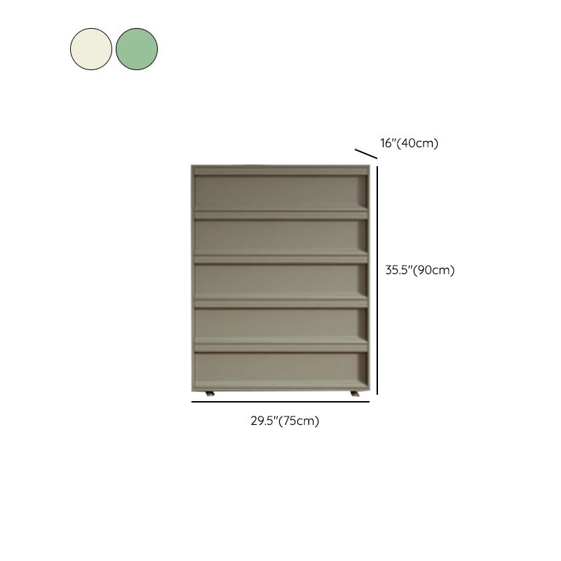 Contemporary Dresser Wooden Storage Chest Dresser with 5 Drawers