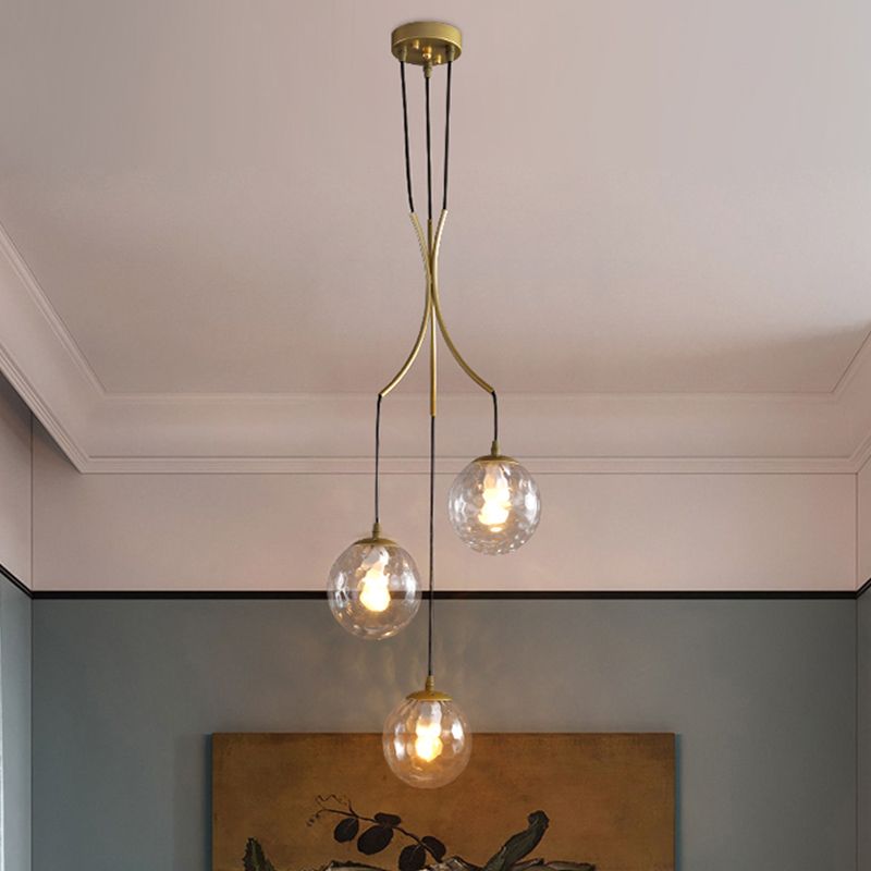 Kugelförmige Formglasanhänger Lichter Moderne Stil einzelne hängende Lampen