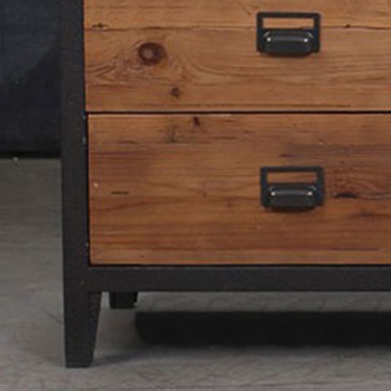 Traditional Storage Chest Solid Wood 13.65 Inch Width Dresser