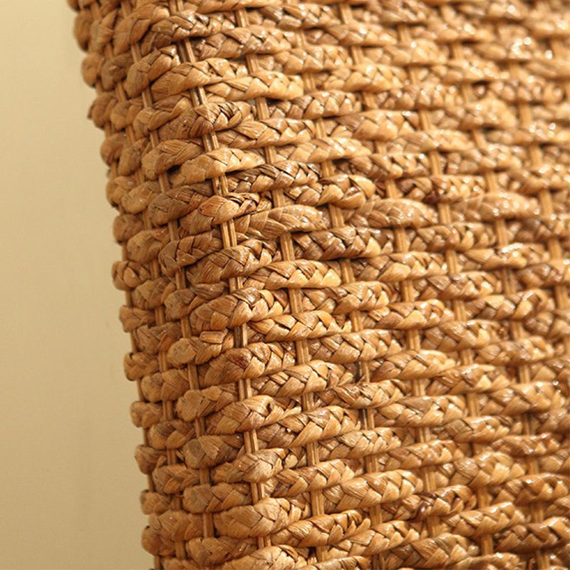 Tropical Rattan Standard Bed with Headboard Bed and Beech Legs