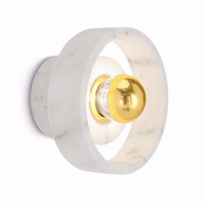 Schüssel Leuchte Leuchte moderne 1-Licht-weiße Wandlampe für Cafésgeschäft