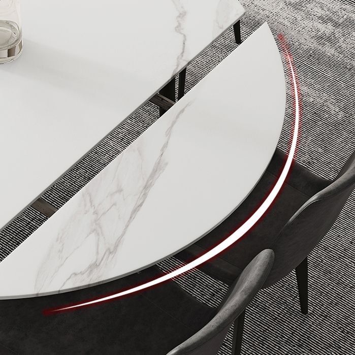 Modern 1/4/5/7 Pieces Dining Set Sintered Stone Top Dining Furniture