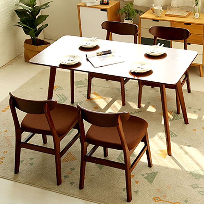 Sedia da sala da pranzo aperta moderna imbottitura.