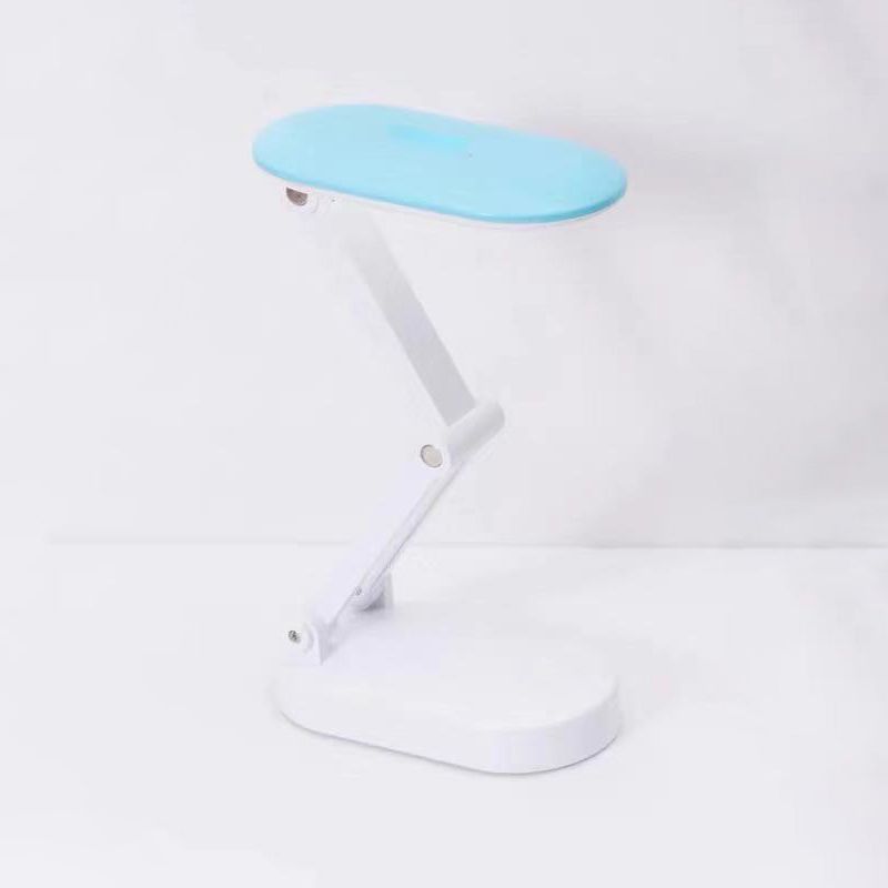 Modern Folding Table Lamp With USB Port Oval Touch-Sensor Control Table Light