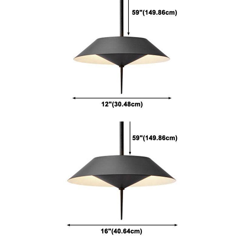 1 Light Iron Macaron Chandelier Pendant lampe Nordic Modern Style Plafond Light pour intérieur