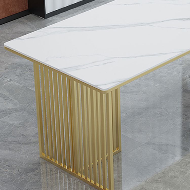 Glam Style 1/2/5 Pieces Dining Room Furniture Set Sintered Stone Dining Table Set