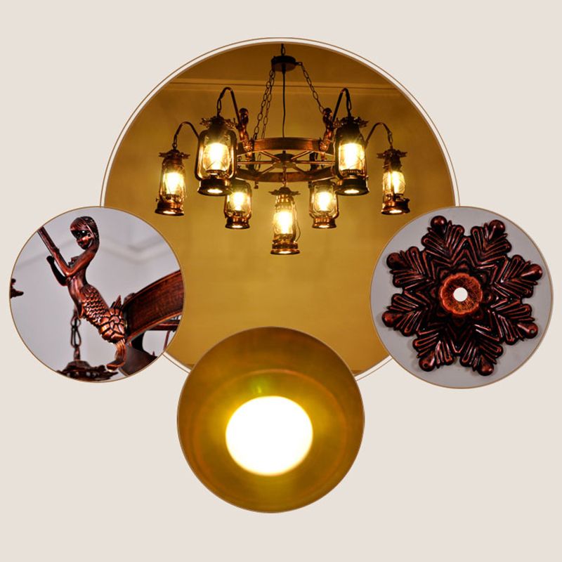 Accesorio de techo industrial Bar de colgante múltiple de luz múltiple luz de restaurante Light