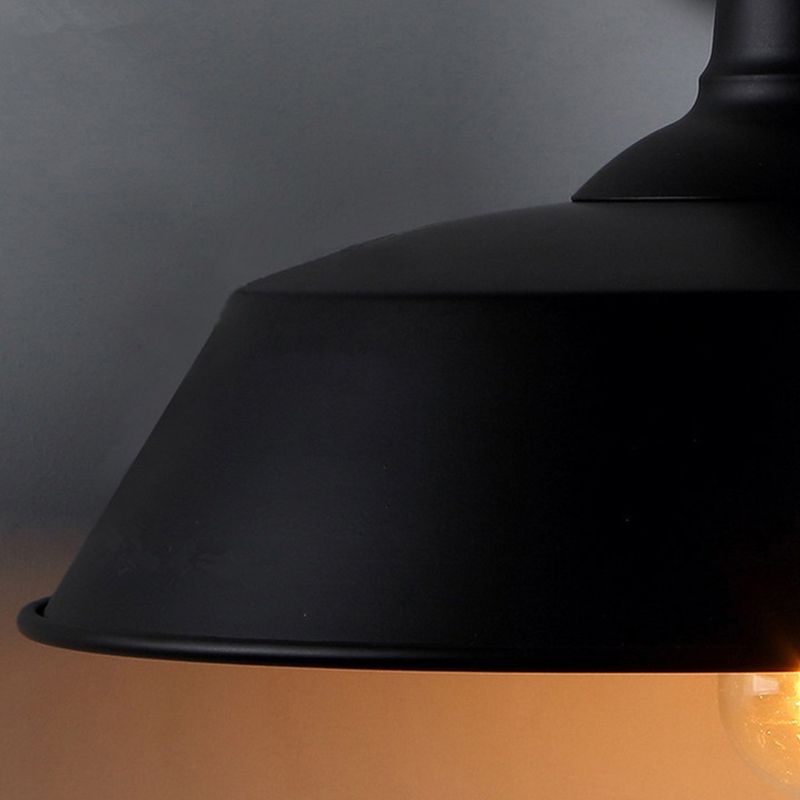 Black Industrial Style Sconce Light Fixtures Wrought Iron Wall Lamp Sconce for Dining Room