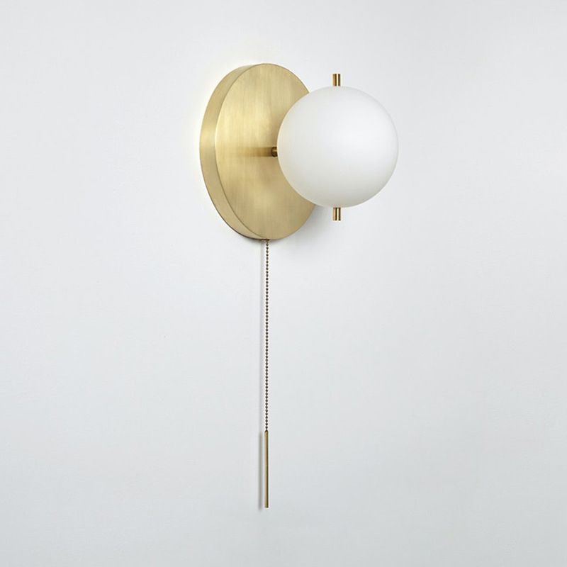 1 Light Unique Shape Wall Light Sconce Modern Metal Wall Light Fixture for Living Room