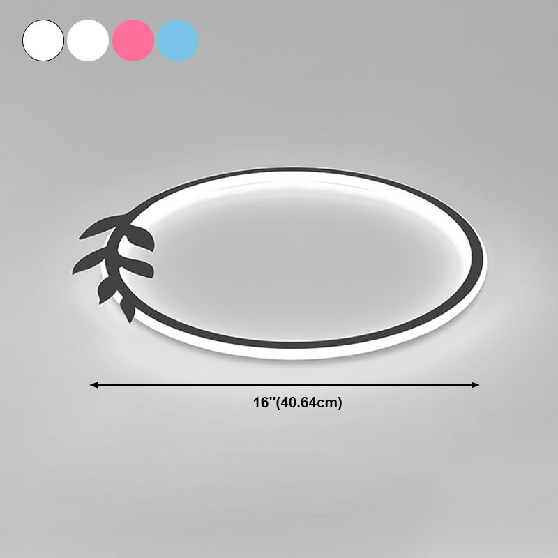Luminaire encastré circulaire en métal, luminaire de plafond à LED de Style moderne