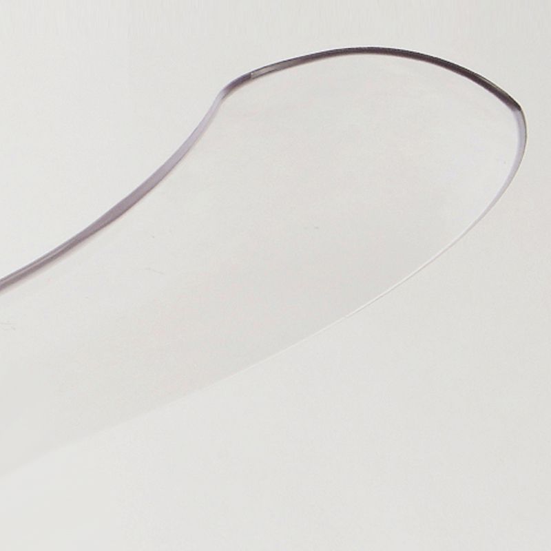 Modern Fan Light Minimalist Metal LED Semi-Flush Mount Ceiling Light for Living Room