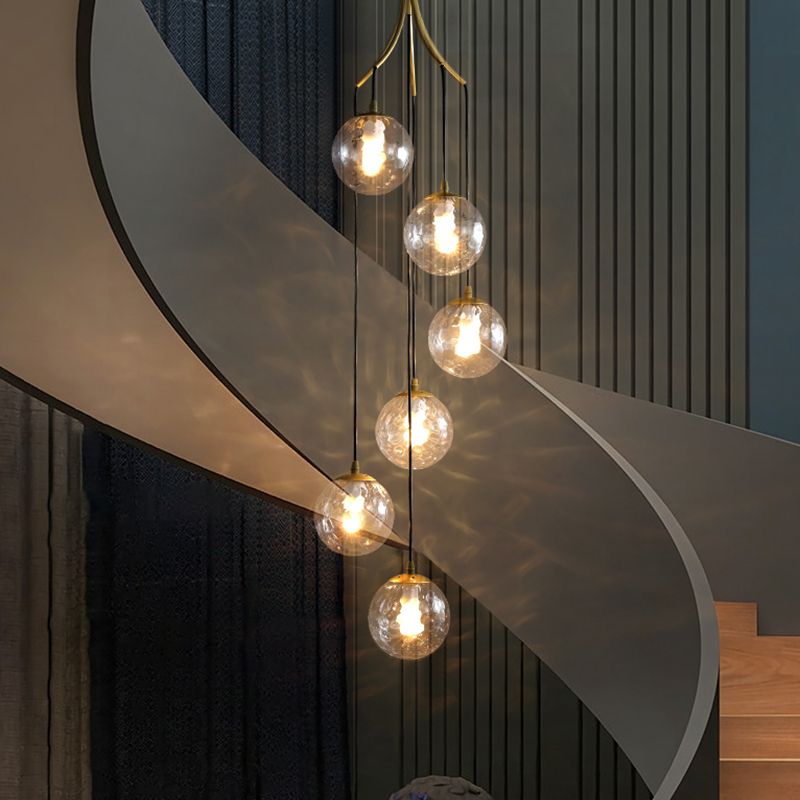 Kugelförmige Formglasanhänger Lichter Moderne Stil einzelne hängende Lampen