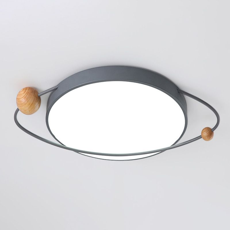 Lámparas y lámparas incrustadas con pantalla de acrílico para habitaciones infantiles de estilo Nórdico