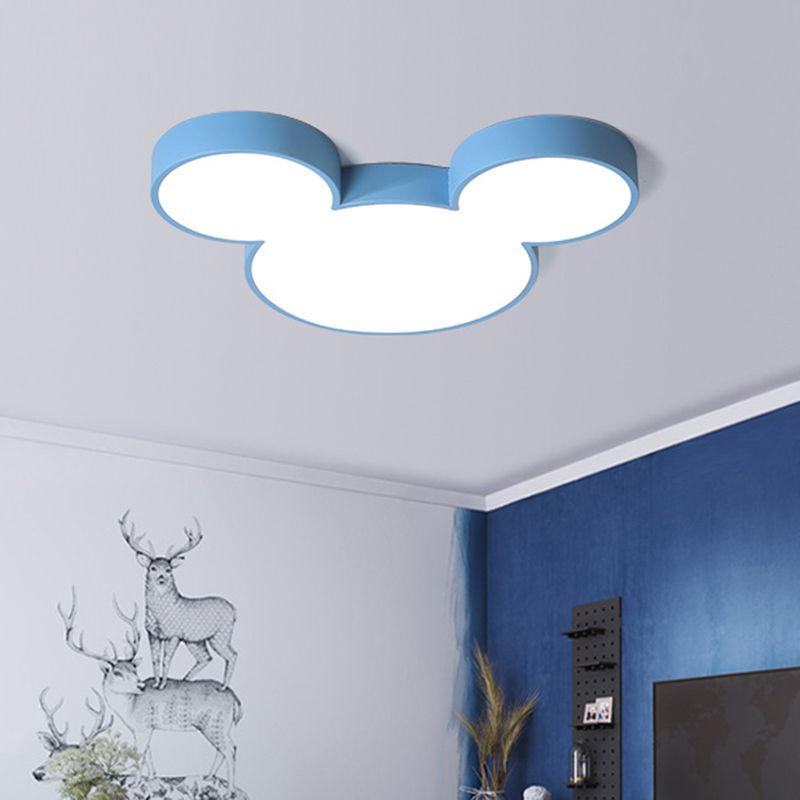 Cartoon Close To Ceiling Lighting Fixture Modern Acrylic LED Flush Mounted Ceiling Light