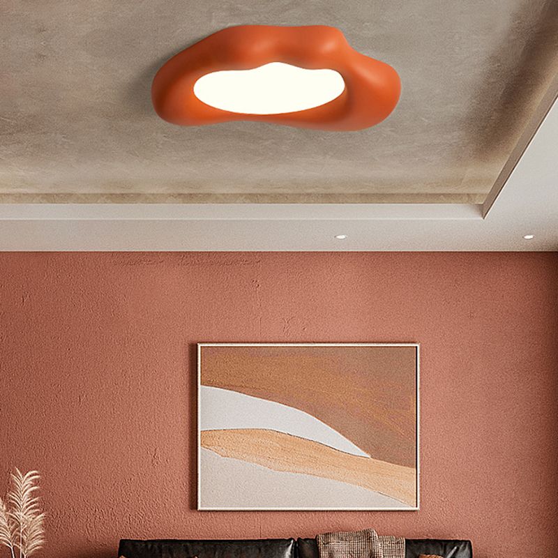Resin and Acrylic Ceiling Flush Contemporary LED Flush Mount