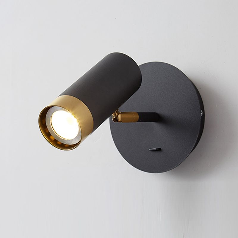 Contemporary Metal Wall Sconce Minimalist Wall Light Fixture for Bedroom