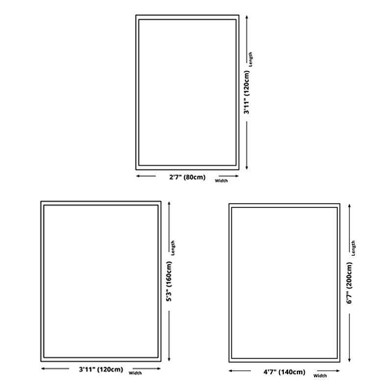 Brown Vinatge Indoor Teppich Mischer abstrakter Graphenteppich Nicht-Rutsch-Backing-Teppich für Wohnzimmer