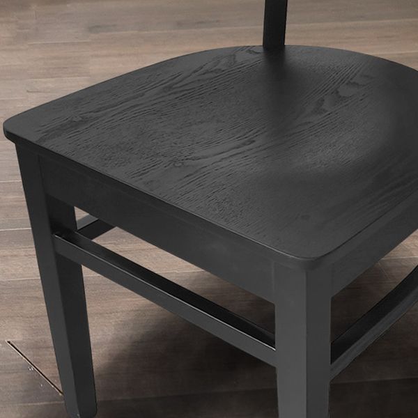 Contemporary Style Chairs Armless Chair for Kitchen with Wood Legs