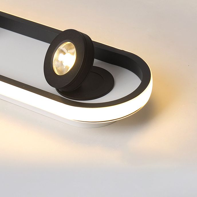 Plafonnier géométrique en métal, luminaire encastré à LED de Style moderne