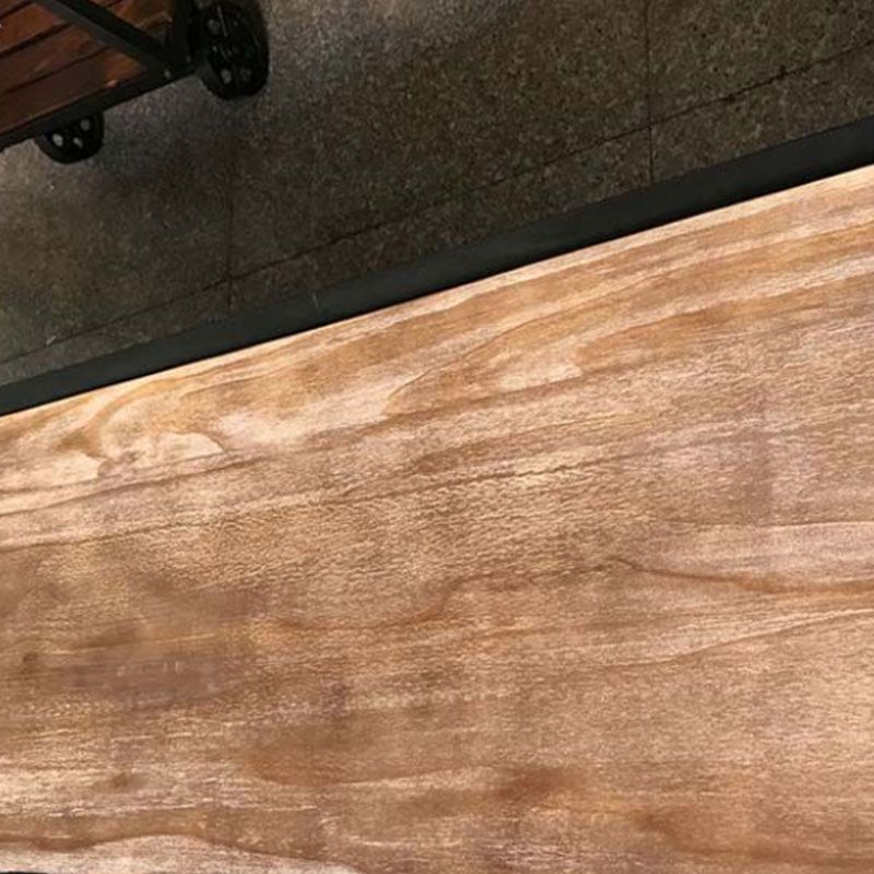 Industrial Iron & Pine Wood TV Stand for TVs 19.69" H 4 Doors TV Console