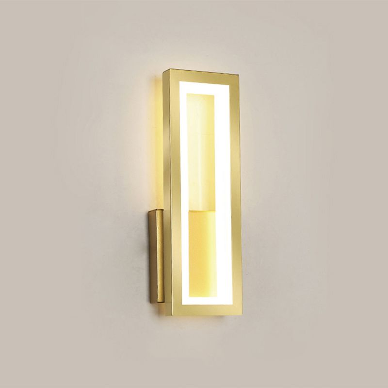 Zeitgenössische Wandleuchte rechteckige Form LED -Wandleuchte Leuchten für Nachtkorridor
