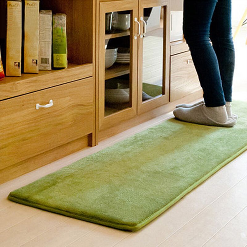 Mehrfarbiger Runner Teppich Polypropylen Minimalistischer Teppich Anti-Rutsch-Rückenwaschabierfreundlicher Raum Teppich für Küche