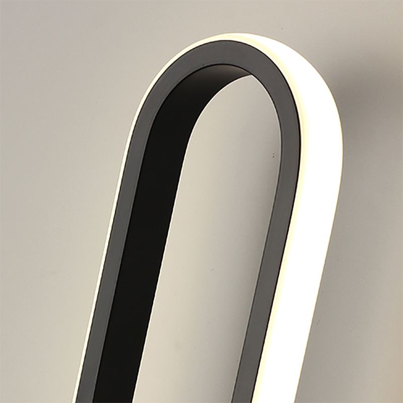 Nordic Aluminum Wall Light Linear Rotatable LED Wall Sconce for Living Room