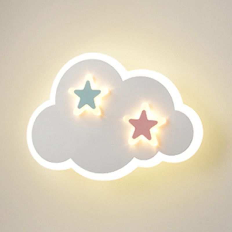 Lumo da parete moderno a parete creativa per la camera da letto per bambini