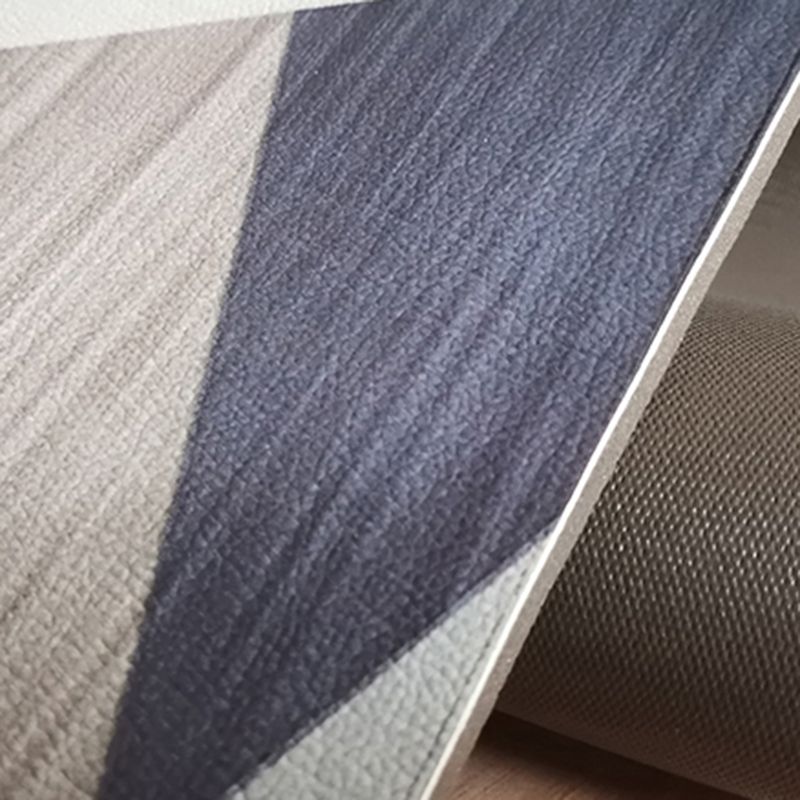 Simplicity Abstract Color Block Rug White Tone Polyester Area Carpet Easy Care Rug for Living Room