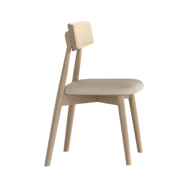 Contemporary Sintered Stone Top Ash Wood Base Dining Table with Chairs