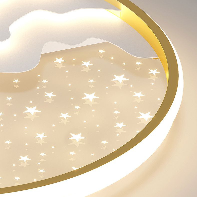 Lumière simple menée ronde en métal de style moderne d'appareils d'éclairage de plafond de bâti affleurant