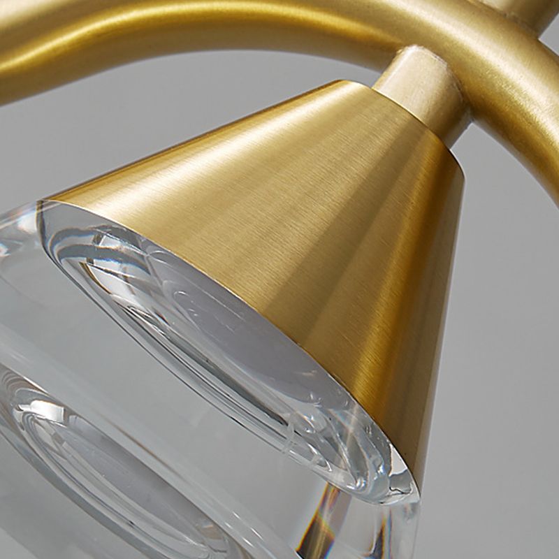 Black/Golden Kitchen Island Lighting Glass Ceiling Light for Living Room