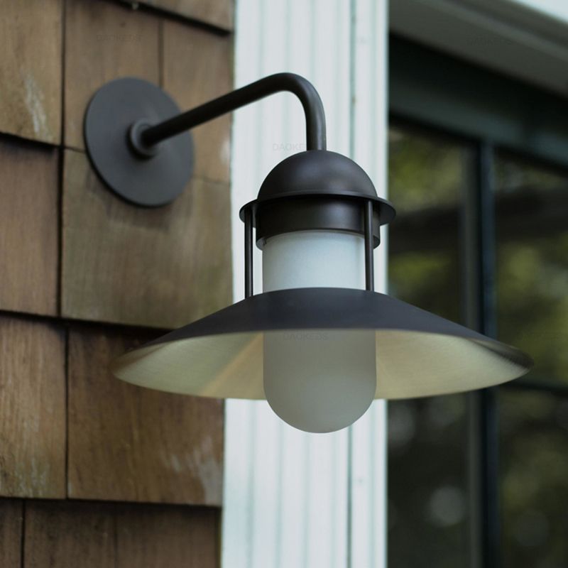 Metal Shade Sconce Light Fixtures 1-Light Wall Mounted Lights for Outdoor