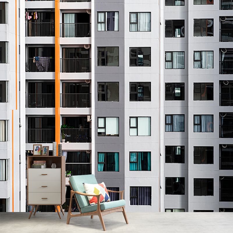 City Construction Mural Wallpaper Environmental Modern Wall Decor Decoration